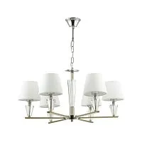 Люстра SONEX Loraine 3733/6 текстиль белый 